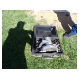 One 7 1/4 Craftsman all Aluminum Circular Saw with Case 120V