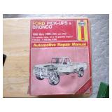 Set of Three Haynes Ford Repair Manuals