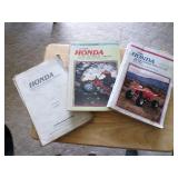 Set of 3 Clymer Honda Service Repair Maintenance Manuals