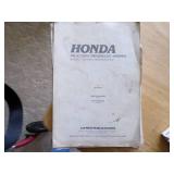 Set of 3 Clymer Honda Service Repair Maintenance Manuals
