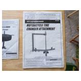 Pittsburgh Tire Changer and Motorcycle Tire Adaptor with Manuals