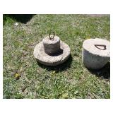 Two Cement Anchors