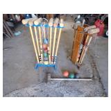Two Croquet Sets Vintage