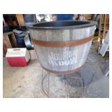 Mountain Dew Pop Barrel with Stand and Insert for Pop