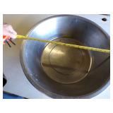 Large Stainless Steel Tub 22" Round 6" Deep