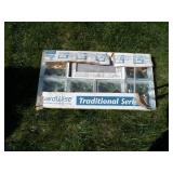 NEW Glass Block Window with Vent opening and Screen