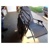 2 Heavy Duty Zero Gravity Lounge Chairs - Like New