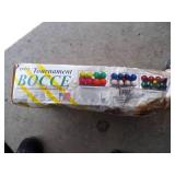 In original Box Bocce Ball Set (older concrete playing balls)
