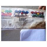 In original Box Bocce Ball Set (older concrete playing balls)