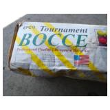 In original Box Bocce Ball Set (older concrete playing balls)