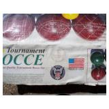 In original Box Bocce Ball Set (older concrete playing balls)