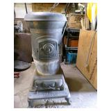 Antique Belle Cast Iron Wood Stove