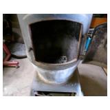 Antique Belle Cast Iron Wood Stove