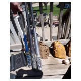 Easton Softball/Baseball Bag & Extras (Balls & Bats)