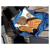 Easton Softball/Baseball Bag & Extras (Balls & Bats)