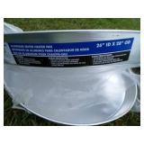 Three Aluminum Water Heater Pans