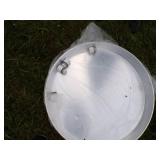 Three Aluminum Water Heater Pans