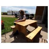 Portable Picnic Table - 8 Pieces - Easy Set up & Break Down.