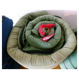 Three Heavy Coleman Sleeping Bags