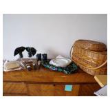 New Picnic Basket 4- Place Settings