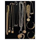 Gold and silver chains