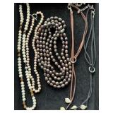 Unique pearl/stone necklaces