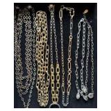 Chain link necklaces