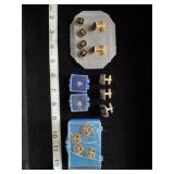 Cuff links and pins