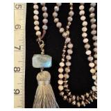 Boho fringe necklaces