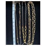 Chain link necklaces
