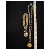 Gold and silver chains