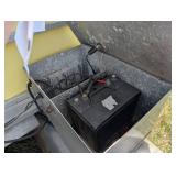 1985 Leisure Island Pontoon Boat Mercury 25XD & Trailer