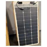 lot of 5 flexible 100 watt solar panels