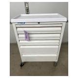 MSRP $3,500 Lakeside 3805MAW Homed 5 Drawer Medical Cart, Locking Drawer System w/Keys, Rolling Hospital Supply & Procedure Cart, WORKS GREAT!