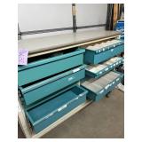 MSRP $8,500 – Herman Miller Healthcare Modular Drawer Storage Cart, Double-Wide Rolling Supply Cabinet w/9 Drawers for Clinics Craft Studios Fish Houses Tool Storage