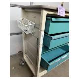 MSRP $8,500 – Herman Miller Healthcare Modular Drawer Storage Cart, Double-Wide Rolling Supply Cabinet w/9 Drawers for Clinics Craft Studios Fish Houses Tool Storage