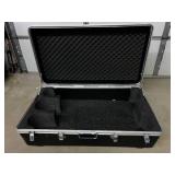 MSRP $500 HEAVY DUTY HARD SHELL SHIPPING & TRANSPORT CASE, 48" x 24" x 13", CUSTOM FOAM INTERIOR, MISSING WHEELS