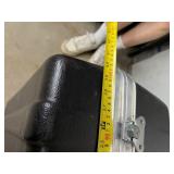 MSRP $500 HEAVY DUTY HARD SHELL SHIPPING & TRANSPORT CASE, 48" x 24" x 13", CUSTOM FOAM INTERIOR, MISSING WHEELS