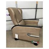 MSRP $2,500 Nemschoff Treatment Recliner, Mobile Clinical Recovery & Infusion Chair w/Footrest Extension, Adjust Back & Caregiver Push Handle, Ideal for Dialysis, Oncology, Infusion, Recovery 