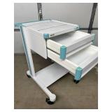 MSRP $2,500 Philips M1323A Cart CL Medical Equipment Cart, 3 Drawer Mobile Storage System, Rolling Hospital Monitor & Procedure Cart w/Shelf, WORKS GREAT!