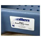 MSRP $8,000 ALLEN BEACH CHAIR SURGICAL POSITIONING SYSTEM w/ALLEN HEAD POSITIONER & CART (Is Great Condition), POSITIONER HAS WEAR & MISSING RIGHT ARM BOARD/PAD