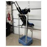MSRP $8,000 ALLEN BEACH CHAIR SURGICAL POSITIONING SYSTEM w/ALLEN HEAD POSITIONER & CART (Is Great Condition), POSITIONER HAS WEAR & MISSING RIGHT ARM BOARD/PAD