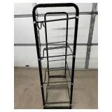 4-TIER 5-GALLON WATER BOTTLE STORAGE RACK, HOLDS 8 WATER COOLER JUGS, METAL FLOOR STAND *Stand Only!