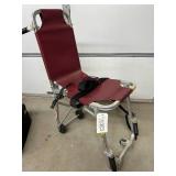 MSRP $1,200+ – Ferno Model 42 Stair Chair, Folding EMS Patient Transport Chair w/ Restraints, Lightweight Aluminum Frame, 350 lb Capacity – GOOD CONDITION *Perfect For Ambulance Crews Fire Rescue 