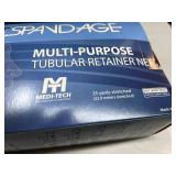MSRP $250 LOT OF 5 NEW BOXES MEDI-TECH MT07 MT-SPANDAGE TUBULAR RETAINER NETS, 125 TOTAL YARDS, WOUND DRESSING & BANDAGE SECUREMENT, EXCELLENT FOR DRESSING RETENTION