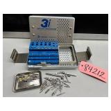 MSRP $8,000 Implant Innovations 3i UniSystem Dental Implant Surgical System, Includes Drills, Drivers, Taps, Ratchet Wrench & Sterilization Tray