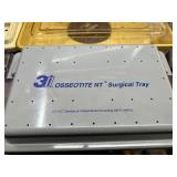 MSRP $5,000 Mixed Surgical Instrument Tray Lot, Medtronic Freestyle Aortic Valve Accessories, 3i Osseotite NT Dental Implant System, OsteoMed M3-X Extremity Fixation & J&J Orthopaedic Instrume