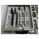 MSRP $6,000 EBI DynaFix DFS Distal Radius External Fixation System, Incomplete Set, Wrist Fracture Repair, Includes Fixators, Templates, Drill Guides, T-Wrenches & Instruments