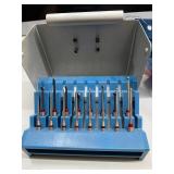 MSRP $4,000 Biomet 3i Tapered Implant Dense Bone Tap Kit, Incomplete Set, 3.25mm-6.0mm Dental Implant Taps, Osteon Bur Rack & Sterilization Cases