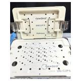 MSRP $8,000 NEWDEAL INTEGRA LARGE UNICLIP COMPRESSION STAPLE TRAY SYSTEM, ORTHOPEDIC SURGICAL INSTRUMENT SET, DRILL GUIDES, IMPACTOR, SPREADING FORCEPS, CASE, EXCELLENT CONDITION!